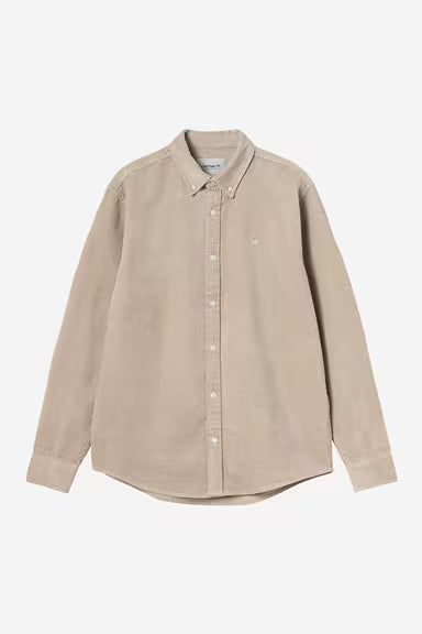 Chemise Carhartt Wip MADISON CORD L/S SHIRT Wall — Carhartt Wip