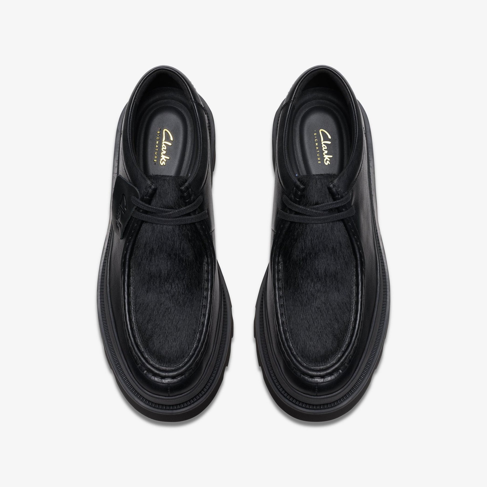 Clarks BADELL SEAM HI LEATHER BLACK