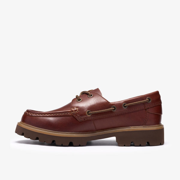 Clarks CLEYHILL BOAT BROWN LEATHER