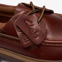 Clarks CLEYHILL BOAT BROWN LEATHER