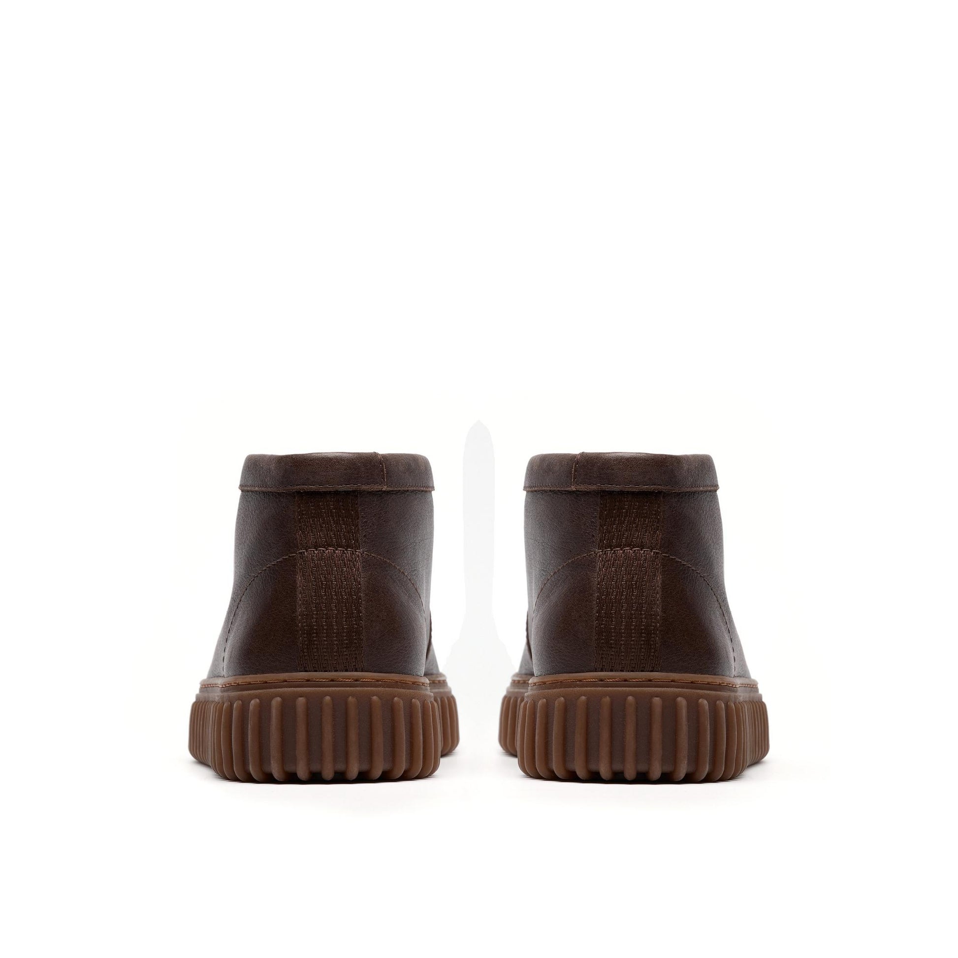 Clarks TORHILL HI LEATHER DARK BROWN