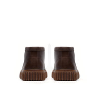 Clarks TORHILL HI LEATHER DARK BROWN
