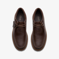 Clarks TORHILL HI LEATHER DARK BROWN