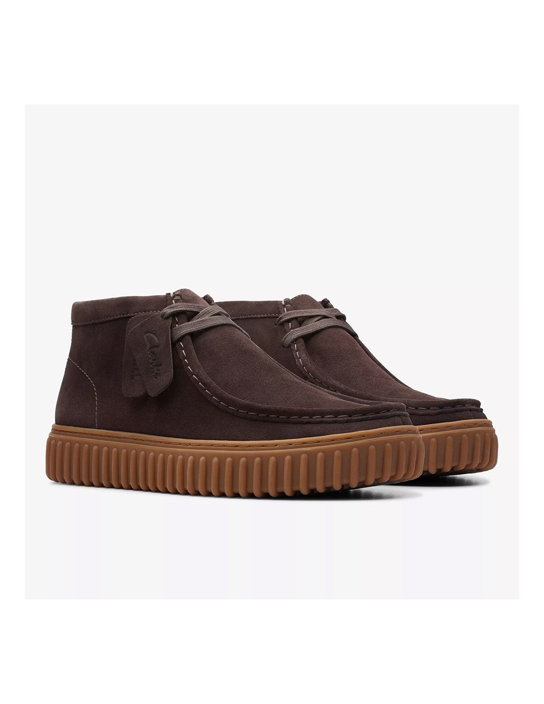 Clarks TORHILL HI SUEDE DARK BROWN