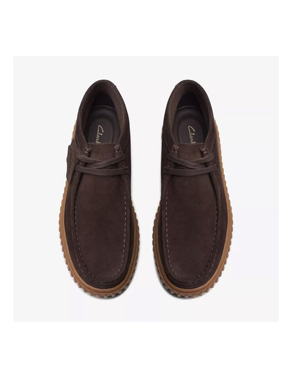 Clarks TORHILL HI SUEDE DARK BROWN