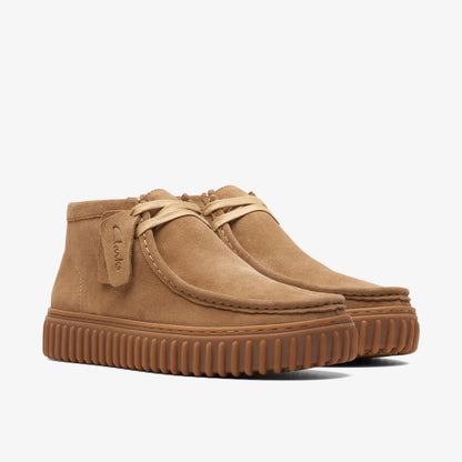 Clarks TORHILL HI SUEDE DARK SAND