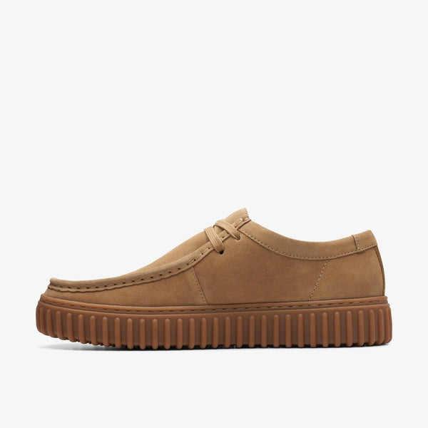 Clarks TORHILL LO Daim Sable Foncé