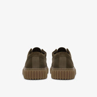 Clarks TORHILL LO Daim Vert Olive