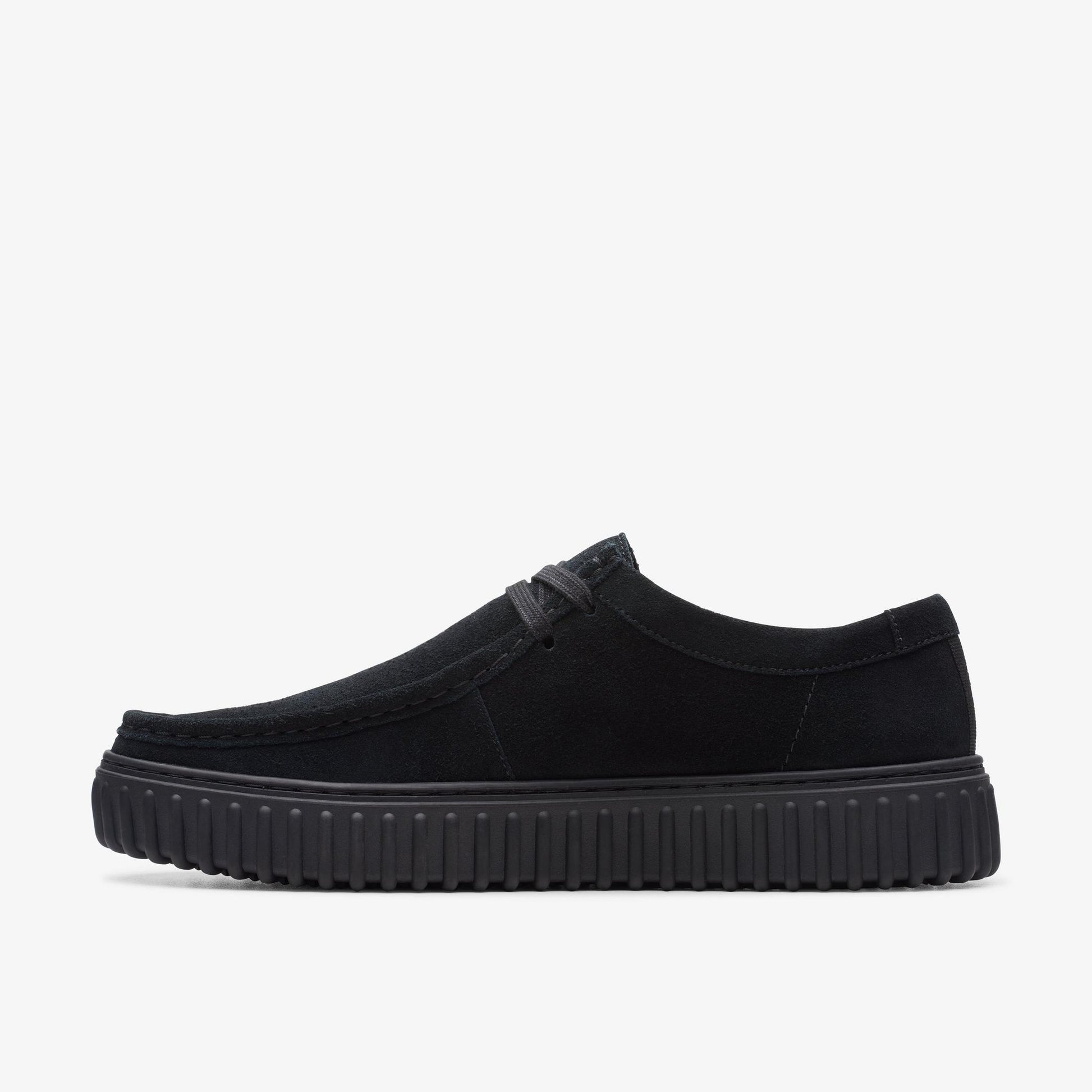 Clarks TORHILL LO SUEDE BLACK
