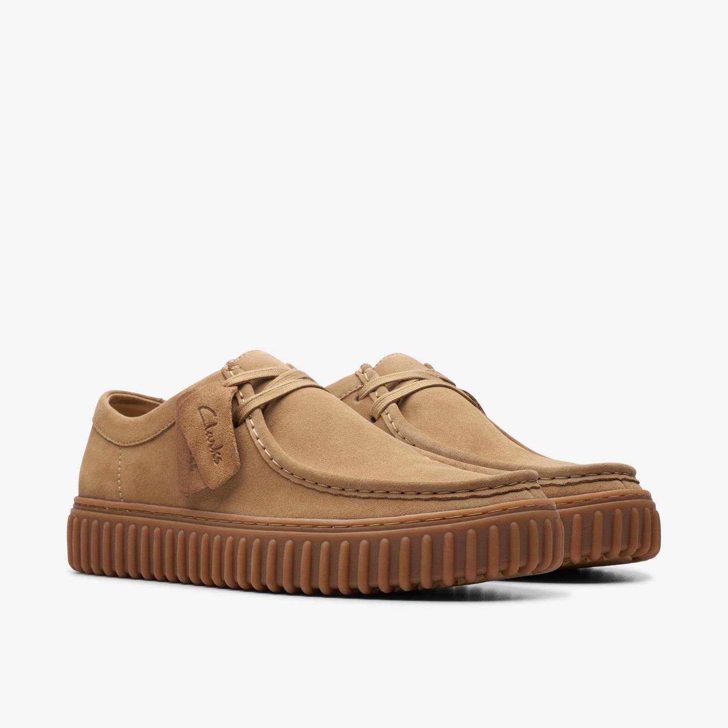 Clarks TORHILL LO SUEDE DARK SAND