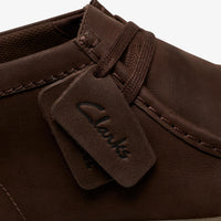 Clarks Torhill Hi Cuir marron fonce