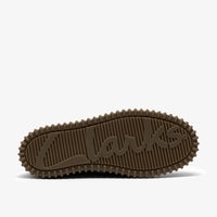 Clarks Torhill Hi Cuir marron fonce