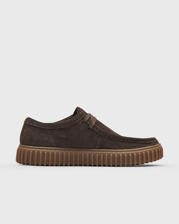 Clarks Torhill Lo Dark Brown — Clarks