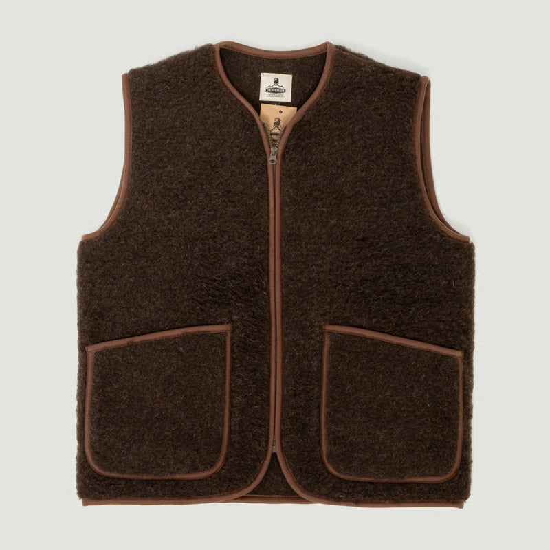 Coldbreaker Pepitco Vest Dark brown