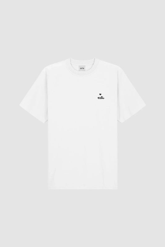 HEART LOGO S/S TEE White
