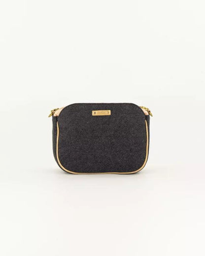 DIVINE MIXED MATERIALS BAG Black