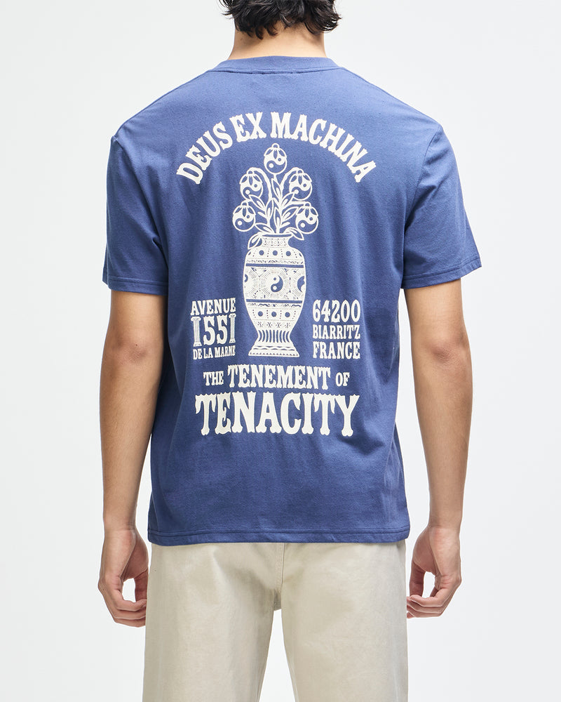 Deus Ex Machina Biarritz Ceramic Tee Mechanic Blue