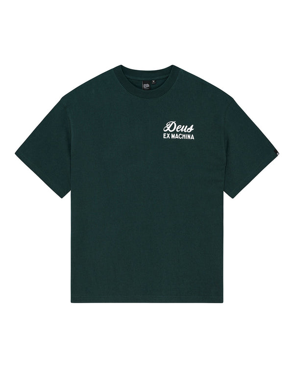 Deus Ex Machina Biarritz Sign Tee Racing Green