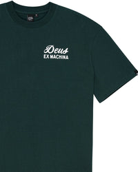 Deus Ex Machina Biarritz Sign Tee Racing Green