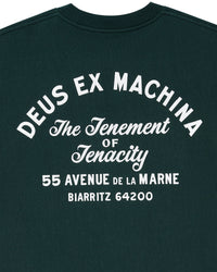 Deus Ex Machina Biarritz Sign Tee Racing Green