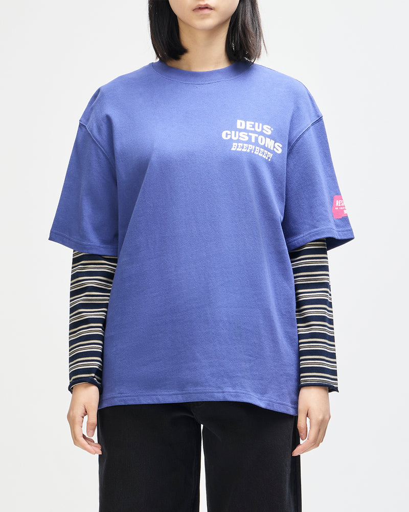 Deus Ex Machina Bloomers Os Tee Limoges Blue