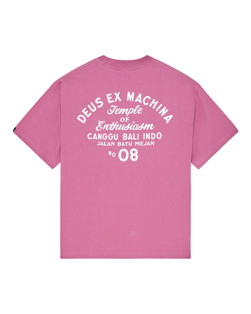 Deus Ex Machina Canggu Sign Tee Red Violet