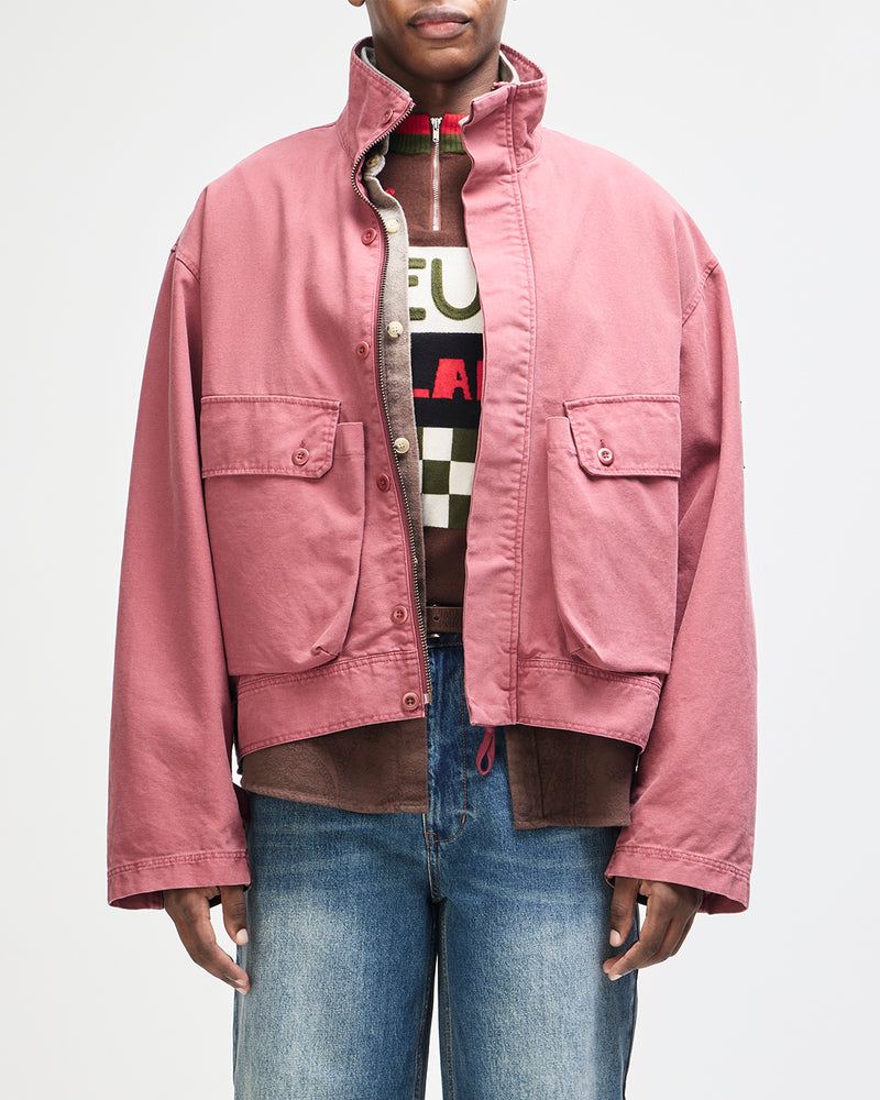 Deus Ex Machina Common State Jacket Overdyed Red