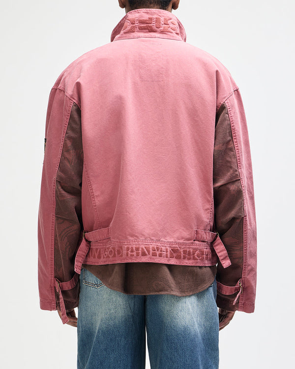 Deus Ex Machina Common State Jacket Overdyed Red