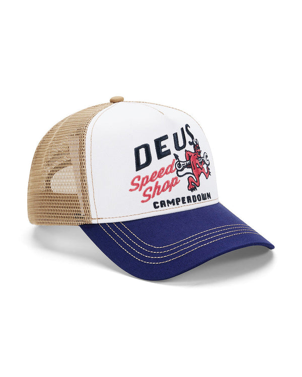 Deus Ex Machina DOGLEG TRUCKER Dirty White — Deus Ex Machina