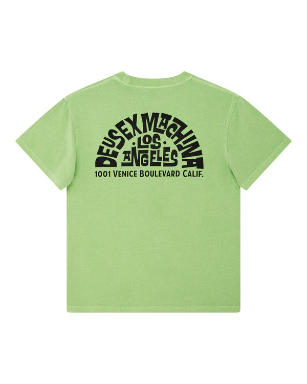 Deus Ex Machina LOS ANGELES ADDRESS S/S TEE Parrot Green