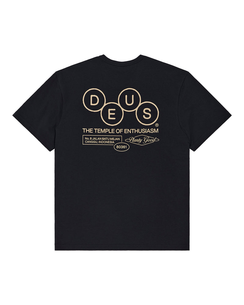 Deus Ex Machina MECHANISM S/S TEE Black