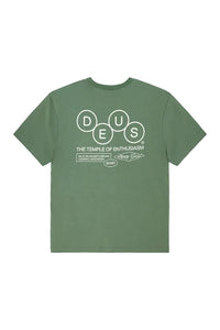 Deus Ex Machina MECHANISM S/S TEE Loden Frost Green