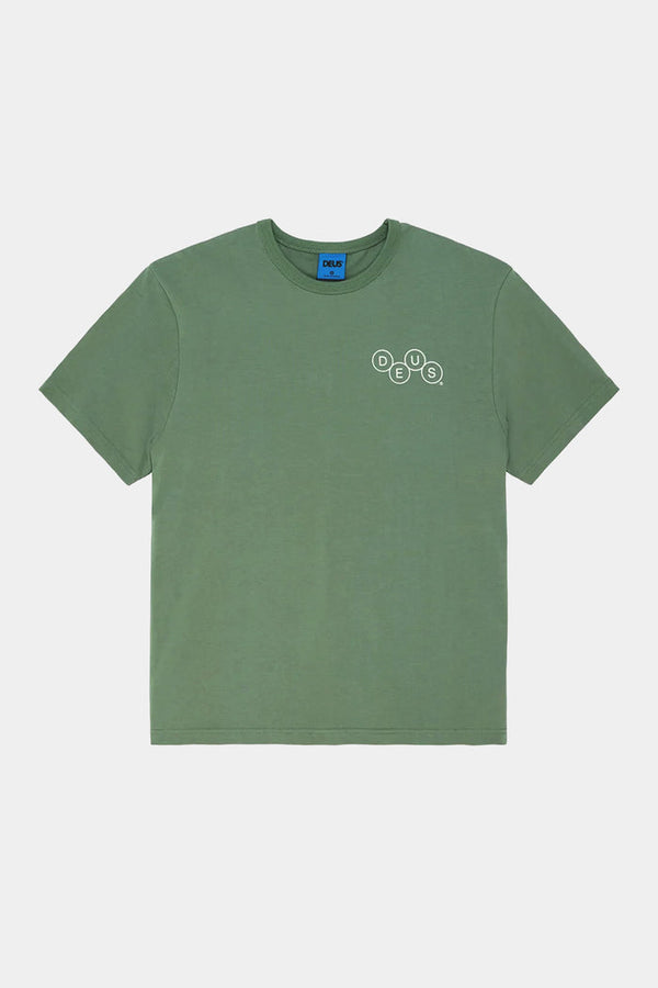 Deus Ex Machina MECHANISM S/S TEE Loden Frost Green