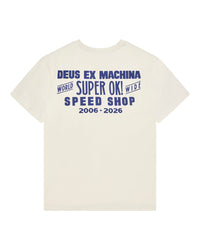 Deus Ex Machina Mudflap Tee Vintage White