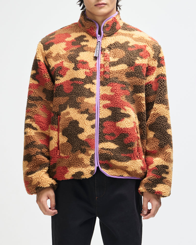 Deus Ex Machina Owen Reversible Fleece Camo Black