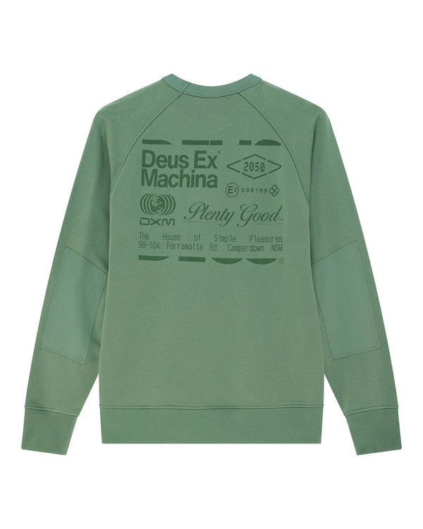 Deus Ex Machina PLENTY GOOD CREW Loden Frost Green