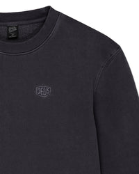 Deus Ex Machina SHIELD DYED CREW Black
