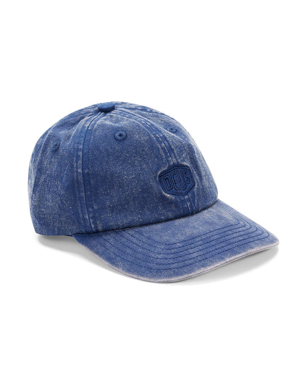 Deus Ex Machina SHIELD GRAMENT DYED DAD CAP Mechanic Blue — Deus Ex Machina