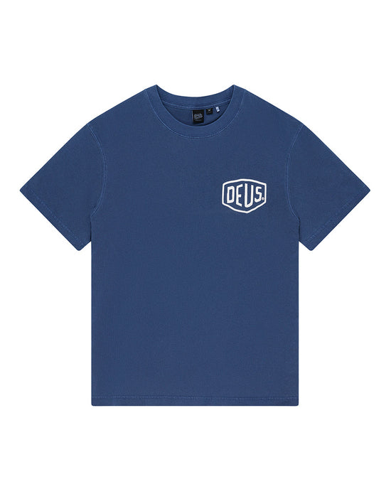 Deus Ex Machina Shield Gd Tee Mechanic Blue — Deus Ex Machina