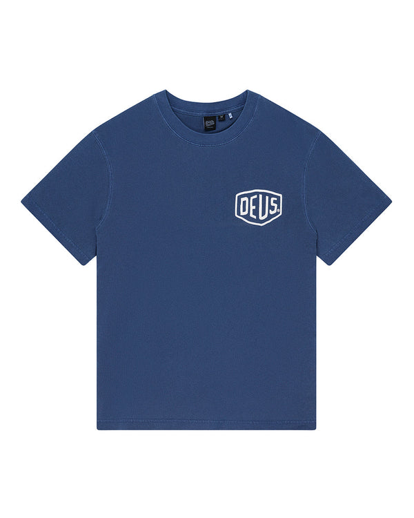 Deus Ex Machina Shield Gd Tee Mechanic Blue — Deus Ex Machina