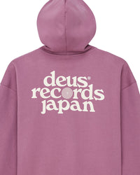 Deus Ex Machina Strata Zip Hoodie Red Violet