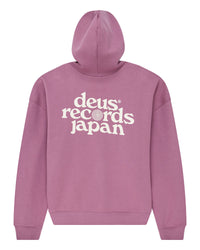 Deus Ex Machina Strata Zip Hoodie Red Violet