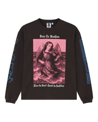 Deus Ex Machina Swell Maps Os Ls Tee Anthracite Grey