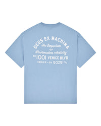 Deus Ex Machina Venice Sign Tee Glacier Blue