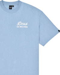 Deus Ex Machina Venice Sign Tee Glacier Blue