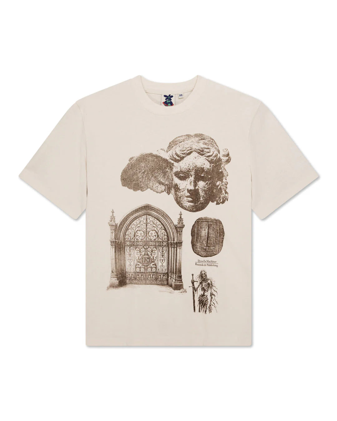 T Shirt Deus Ex Machina INVOCATION S/S TEE Dirty White