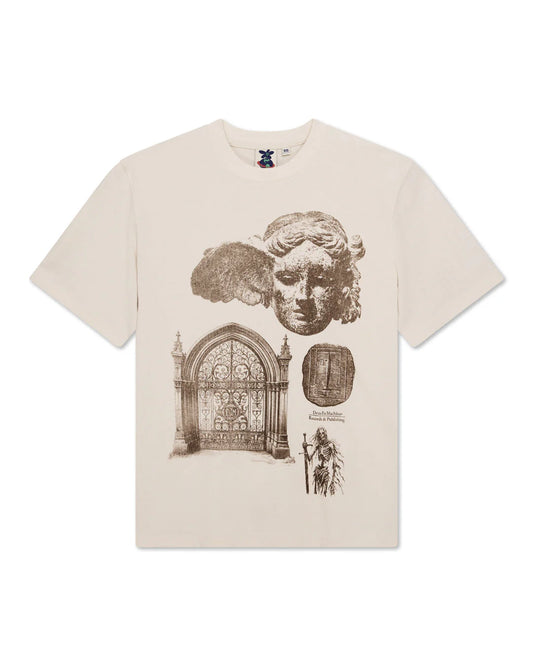 T Shirt Deus Ex Machina INVOCATION S/S TEE Dirty White