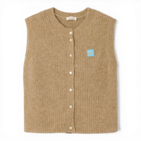 American Vintage GILET FEMME EAST SABLE CHINE