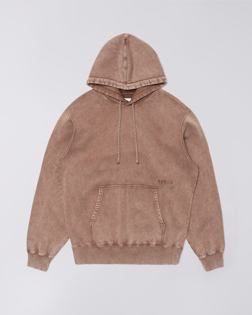 Edwin AXIOM HOODIE SWEAT Brown Marble Fade Out