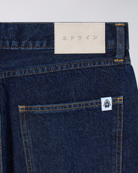 Edwin COSMOS PANT Blue Dark Marble Wash